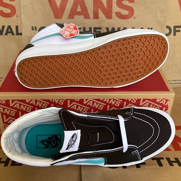 Vans Sk8-Hi Classic Spot Black/True White Leather WMNS sneakers - Picture 5 of 16